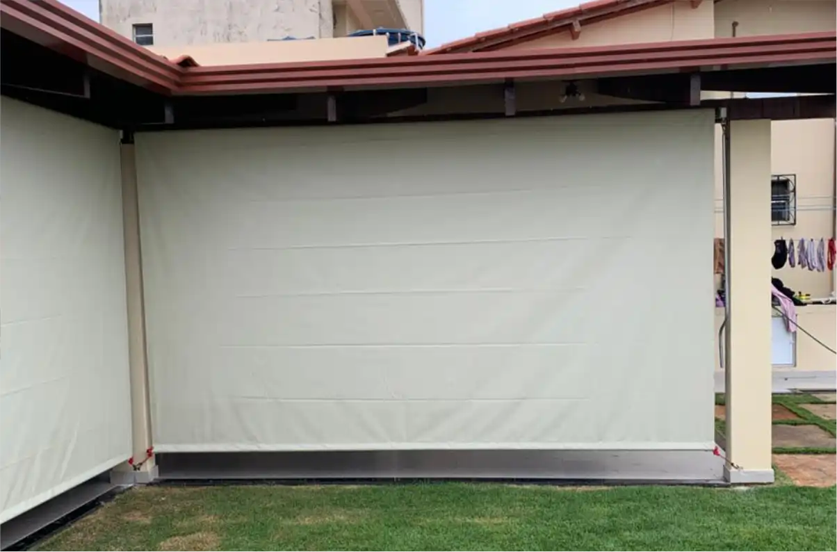 toldo; toldo cortina; toldo fixo; toldo sombreiro; toldo para externa; toldo com vizeira; toldo sol; toldo; toldo para chuva;